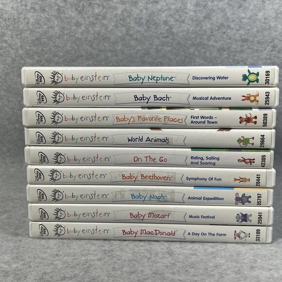 Baby Einstein DVD Disc Lot of 9 Collection Disney Educational - Picture 12 of 15
